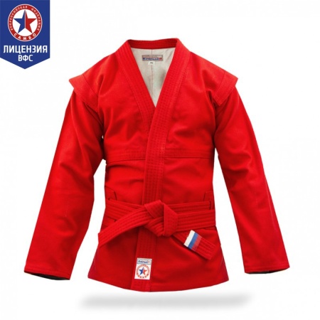 Купить Куртка для самбо "Атака" ВФС (подкладка, пояс)  р 36-48 в Павлове 